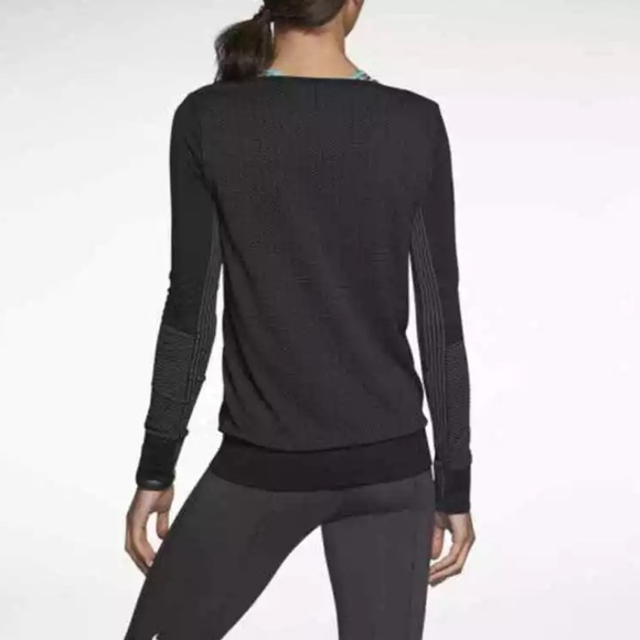 Nike Dri-Fit Epic Knit Crew Running Top Women's Size XS Black Gray - Picture 3 of 13